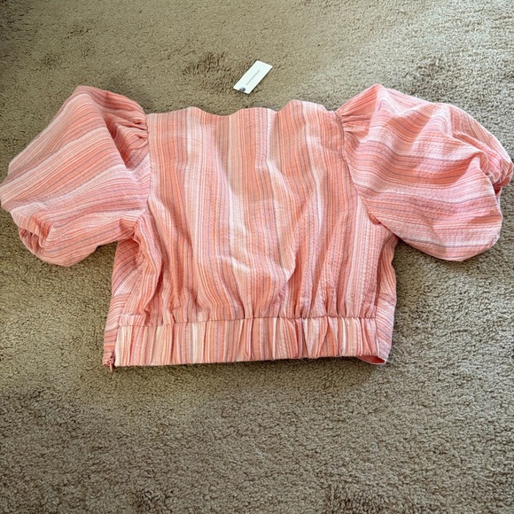 Anthropologie NWT Woman’s Dolan Left Coast Twist-Front Crop Top Size XS - Picture 8 of 10